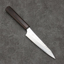  Yu Kurosaki Senko Ei SG2 Hammered Petty-Utility  130mm Ebony Wood Handle - Seisuke Knife