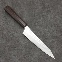  Yu Kurosaki Senko Ei SG2 Hammered Petty-Utility  150mm Ebony Wood Handle - Seisuke Knife