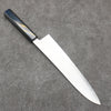 Kanjyo VG10 Damascus Gyuto  240mm Dark Blue and Gold Lacquered Handle - Seisuke Knife