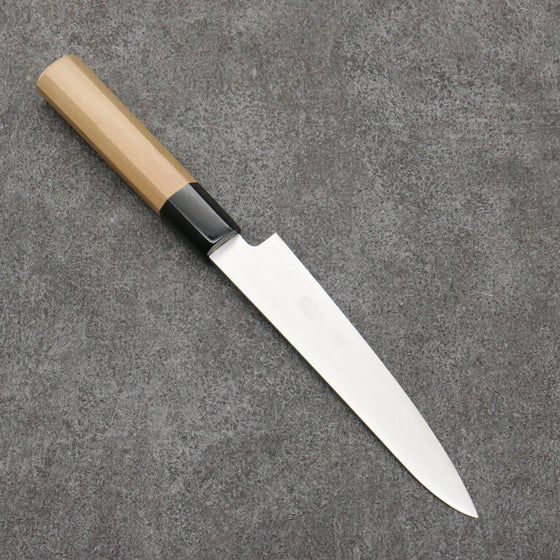 Seisuke Blue Super Migaki Polish Finish Petty-Utility  150mm Walnut Handle - Seisuke Knife