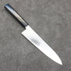 Kajin Cobalt Special Steel Damascus Gyuto 210mm Dark Blue and Gold Lacquered Handle - Seisuke Knife