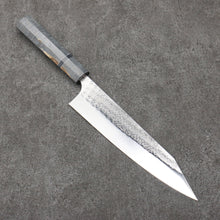  Yoshimi Kato Minamo SG2 Hammered Kiritsuke Gyuto  210mm Stabilized wood Handle - Seisuke Knife