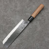 Hayashida Blue Steel No.2 Black Finished Nakiri  170mm Walnut Handle - Seisuke Knife