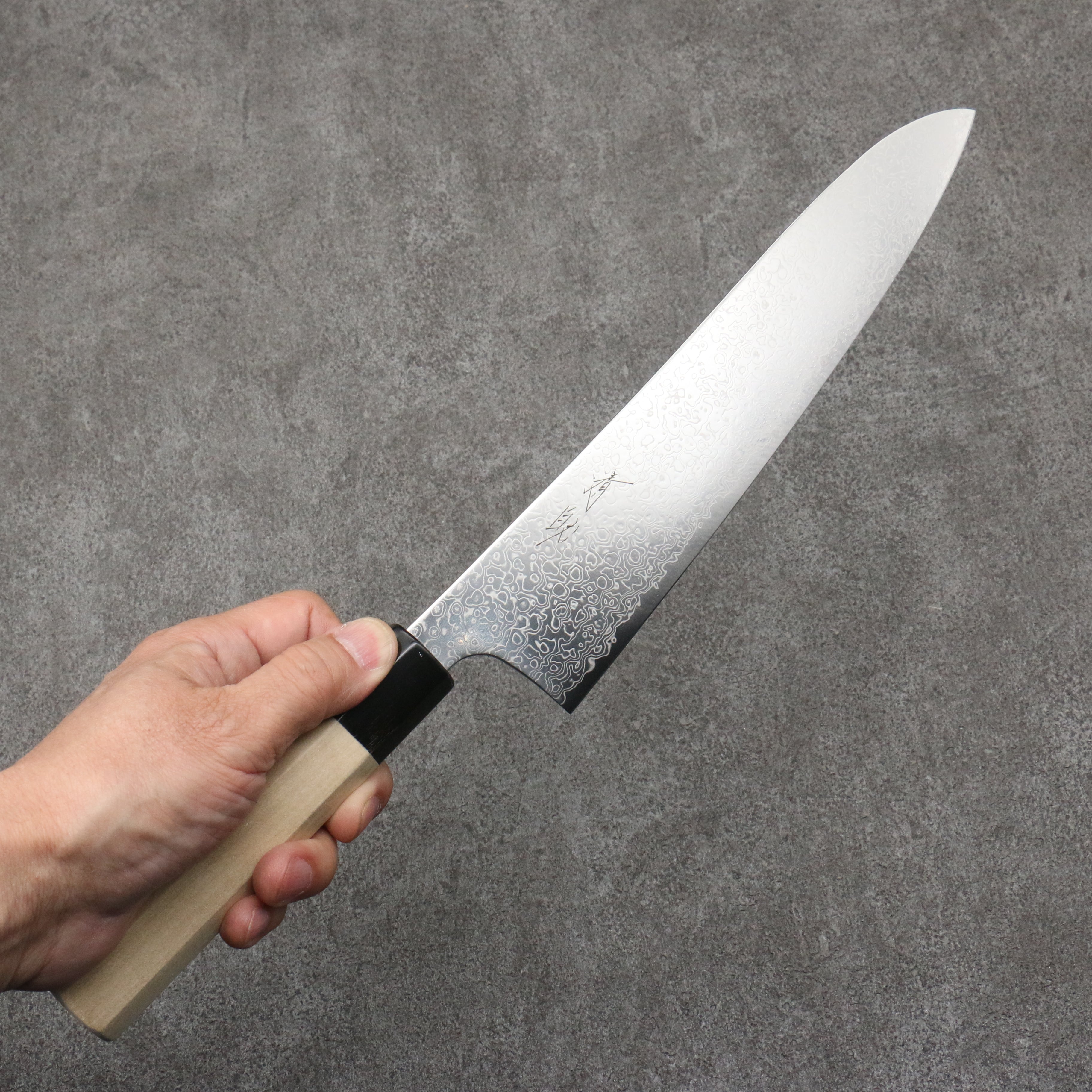 Seisuke SG2 Damascus Gyuto  240mm Magnolia Handle - Seisuke Knife