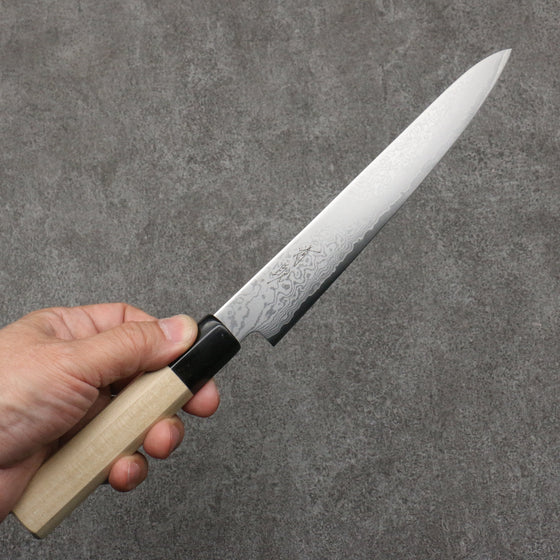 Seisuke VG10 Damascus Petty-Utility  180mm Magnolia Handle - Seisuke Knife