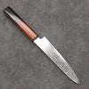 Kanjyo SG2 Damascus Petty-Utility  150mm Burnt Wood Lacquered Handle - Seisuke Knife