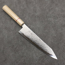  Seisuke VG10 Damascus Kiritsuke Gyuto  210mm White Micarta Handle - Seisuke Knife