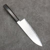 Seisuke VG10 Damascus Santoku  180mm Ebony Wood Handle - Seisuke Knife - Slide 2