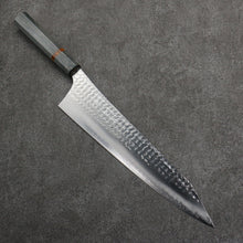  Yu Kurosaki Senko Ei SG2 Hammered Gyuto  270mm Stabilized wood (With Acrylic Ring) Handle - Seisuke Knife