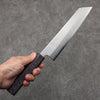 Seisuke White Steel No.1 Migaki Polish Finish Kiritsuke Gyuto  210mm Oak with Purple Lacquer Handle - Seisuke Knife