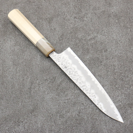 Seisuke Kumo White Steel No.1 Hammered Gyuto  180mm Magnolia Handle - Seisuke Knife