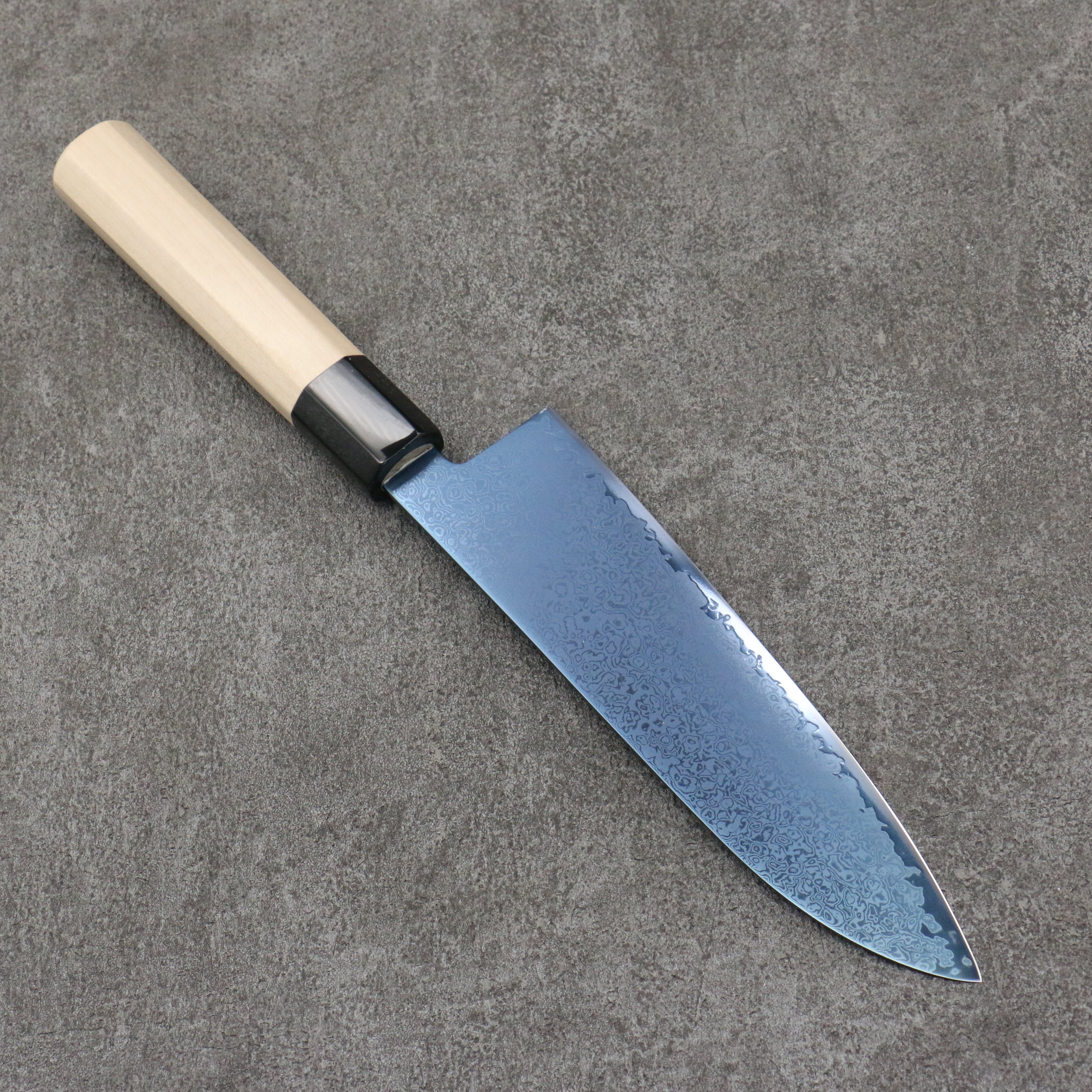 Seisuke VG10 Ion plating Damascus Santoku 180mm Magnolia Handle - Seisuke Knife