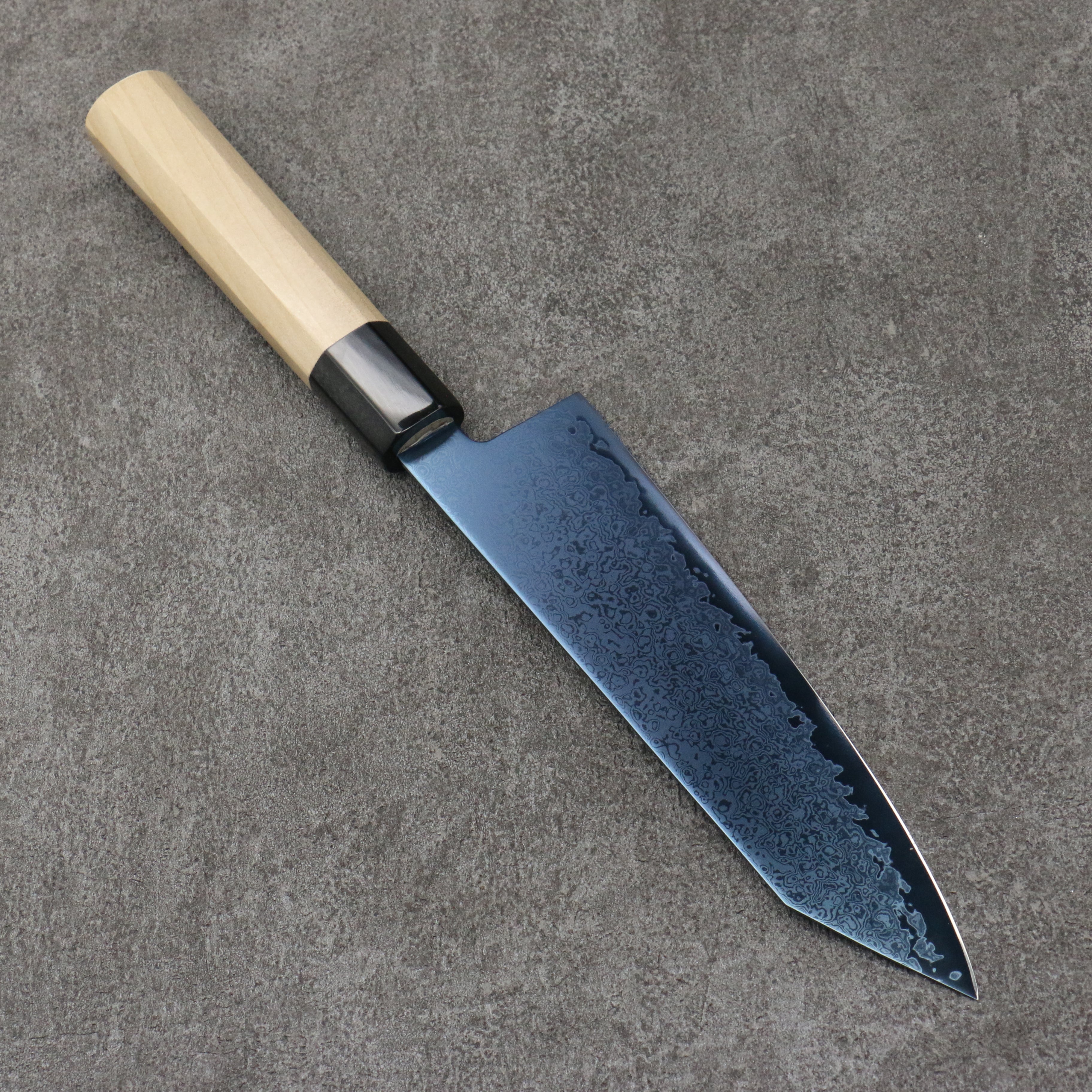 Seisuke VG10 Ion plating Damascus Kiritsuke Santoku  180mm Magnolia Handle - Seisuke Knife