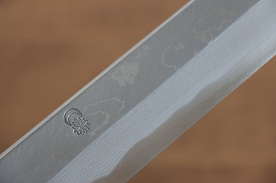 Kikuzuki Blue Steel No.1 Damascus Yanagiba 300mm Magnolia Handle - Seisuke Knife