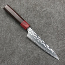  Yu Kurosaki Senko Ei SG2 Hammered Petty-Utility  130mm Rosewood (ferrule: Red Pakka wood) Handle - Seisuke Knife