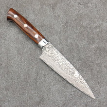  Takeshi Saji SG2 Black Damascus Petty-Utility  130mm Ironwood Handle - Seisuke Knife