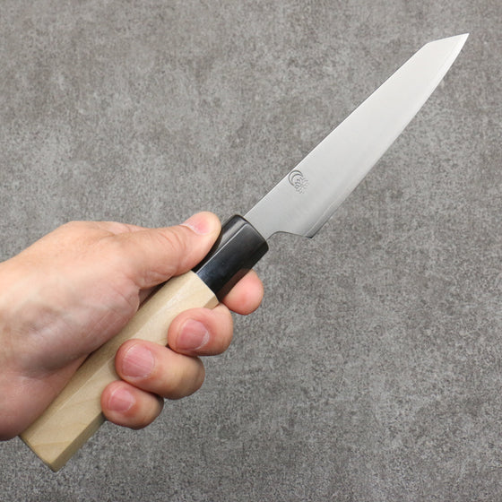 Kikuzuki Silver Steel No.3 Bokashi Kiritsuke Petty-Utility  135mm Magnolia Handle - Seisuke Knife