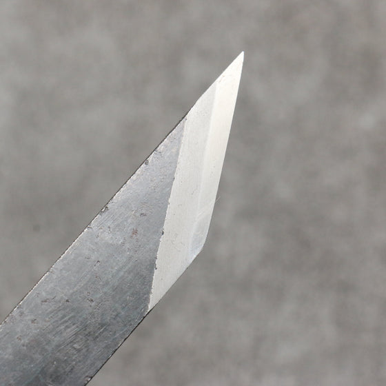 Minamoto Akitada Blue Steel Black Finished Kiridashi  21.6mm - Seisuke Knife