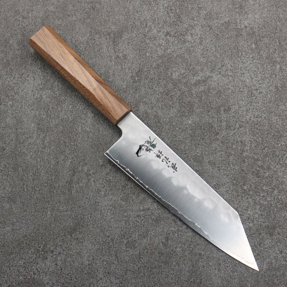 Ryusen Blazen Ryu Wa SG2 Hammered Kiritsuke Santoku  170mm Walnut Handle - Seisuke Knife