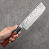 Ryusen Bonten Unryu Kai VG10 63 Layer Damascus Nakiri  165mm Chinese Quince Handle - Seisuke Knife