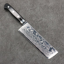  Ryusen Bonten Unryu VG10 63 Layer Damascus Usuba  165mm Black Pakka wood Handle - Seisuke Knife