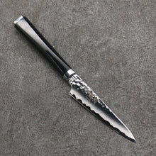  Ryusen Tanganryu VG10 67 Layer Damascus Petty-Utility  105mm Black Micarta Handle - Seisuke Knife