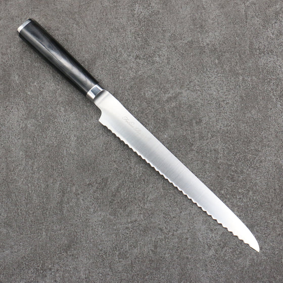 Ryusen Felice Regalo VG10 Bread Slicer  210mm Black Micarta Handle - Seisuke Knife