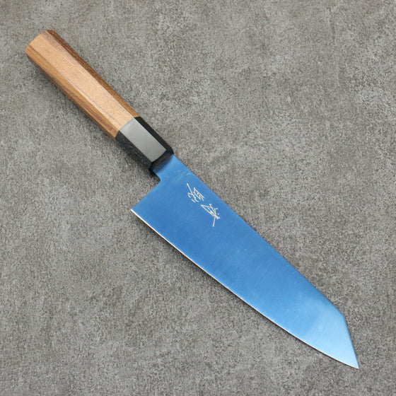 Seisuke SK-85 Ion plating Kiritsuke Santoku  180mm Teak (ferrule: Black Plastic) Handle - Seisuke Knife