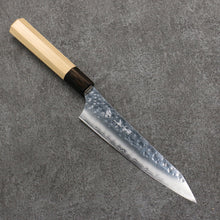  Yu Kurosaki Senko Ei SG2 Hammered Petty-Utility  150mm Aomori Hiba　(Ferrule: Brown) Handle - Seisuke Knife