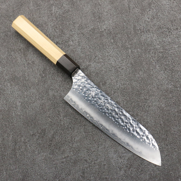 Yu Kurosaki Senko Ryu SG2 Hammered Santoku 165mm Aomori Hiba