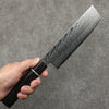 Seisuke AUS10 Mirror Crossed Usuba  160mm Black Pakka wood Handle - Seisuke Knife