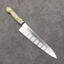  Sakai Takayuki Grand Chef SP Uddeholm Swedish stain-resistant steel Gyuto Salmon  210mm SP Type III (Pearl) Handle - Seisuke Knife