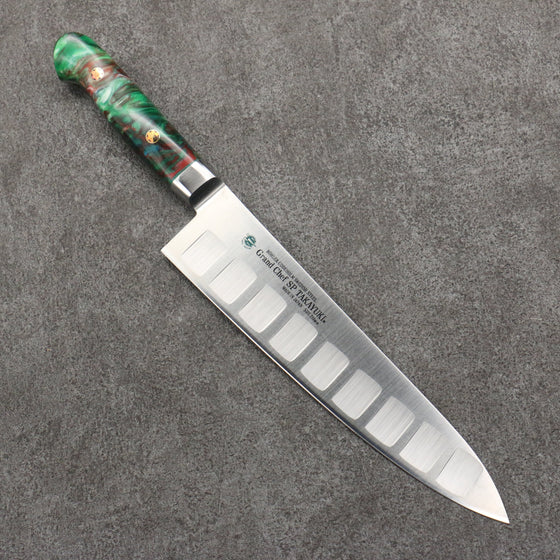 Sakai Takayuki Grand Chef SP Uddeholm Swedish stain-resistant steel Gyuto Salmon  210mm SP Type III (Jungle) Handle - Seisuke Knife