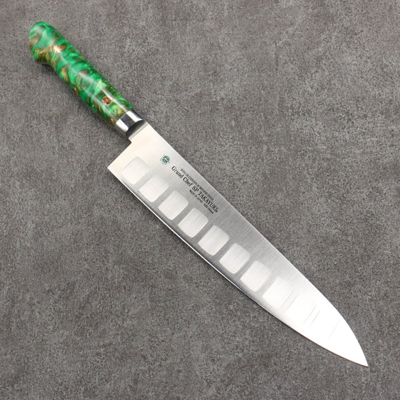 Sakai Takayuki Grand Chef SP Uddeholm Swedish stain-resistant steel Gyuto Salmon  240mm SP Type III (Jungle) Handle - Seisuke Knife