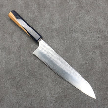  Yoshimi Kato Minamo SG2 Hammered Gyuto  210mm Olive Tree and Resin Handle - Seisuke Knife