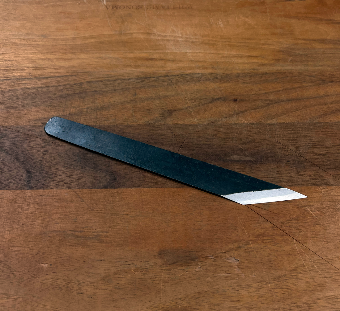  Akitada Minamoto DX Blue Steel No.1 Kiridashi Marking Knife - Seisuke Knife