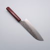 Kei Kobayashi SG2 Damascus Santoku 170mm Red Lacquered Handle - Seisuke Knife - Slide 2
