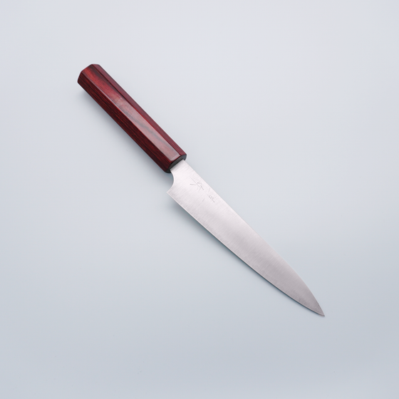 Kei Kobayashi SG2 Petty-Utility 150mm Red Lacquered Handle - Seisuke Knife