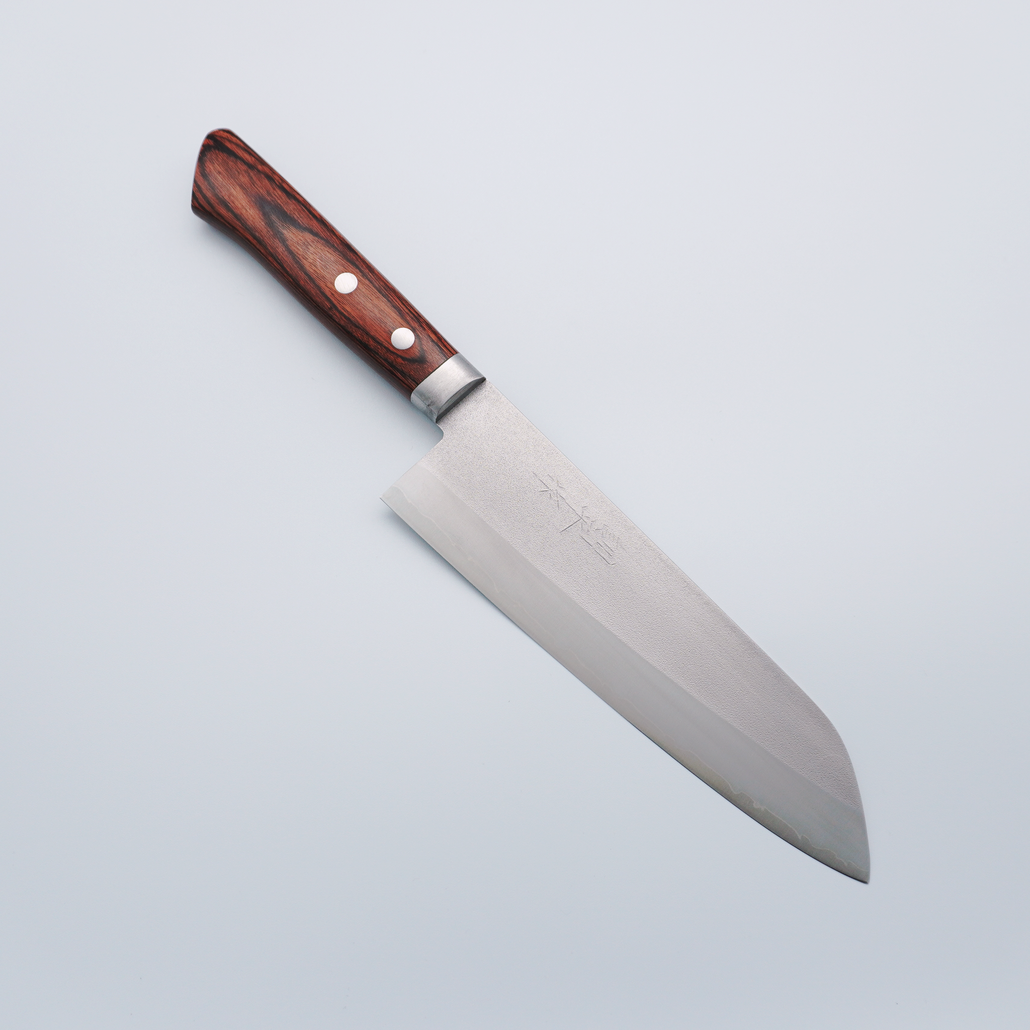 Kunihira VG1 Nashiji Santoku 170mm Mahogany Handle - Seisuke Knife