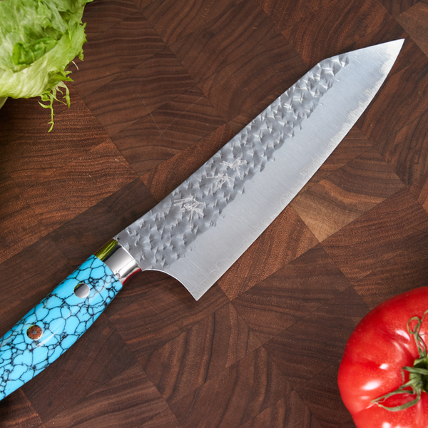  Knife on wooden cutting board