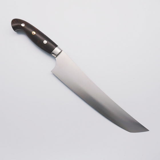 Daishi Mukamura HAP40 Satin Finish Sujihiki 210mm Ironwood Handle - Seisuke Knife