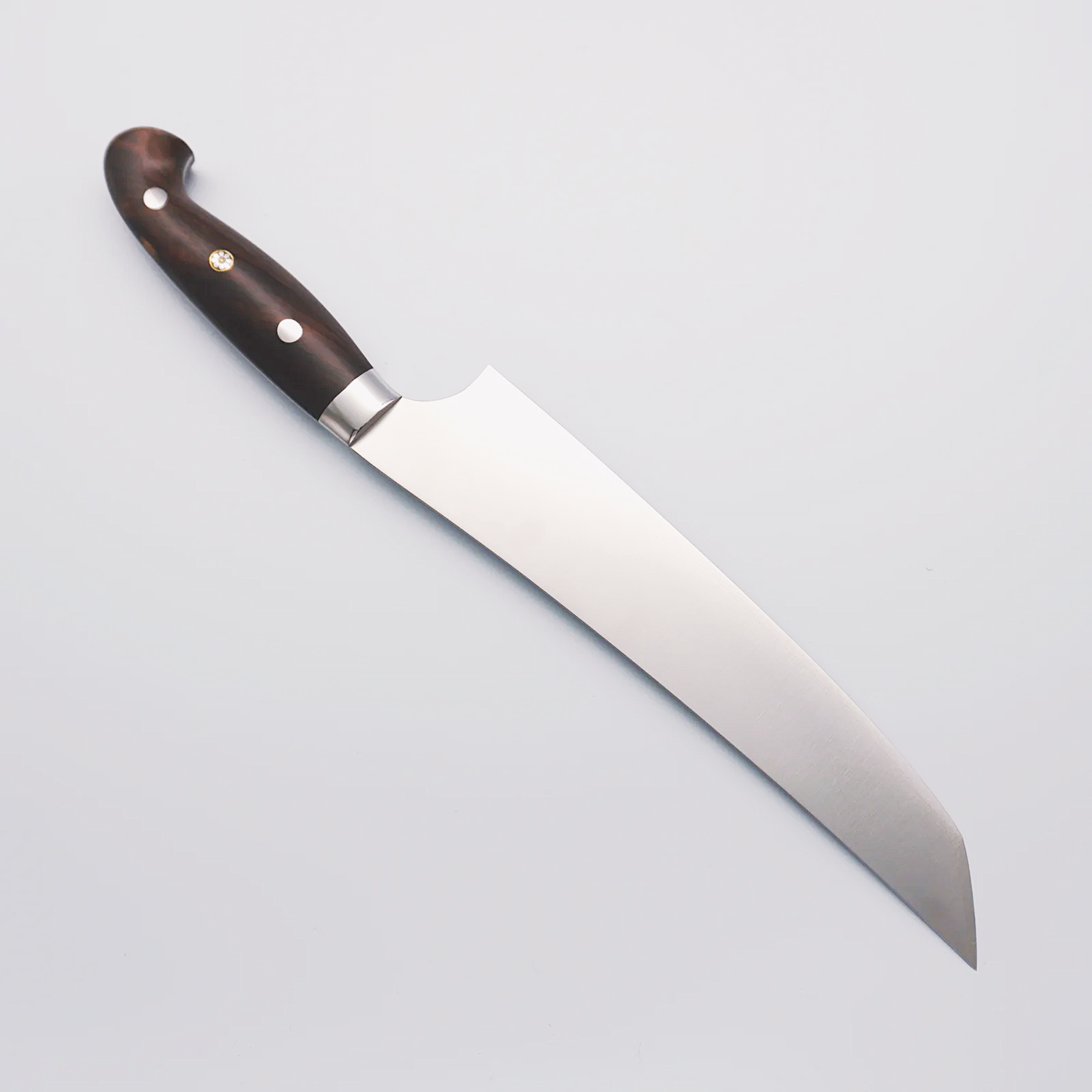 Daishi Mukamura HAP40 Satin Finish Sujihiki 210mm Ironwood Handle - Seisuke Knife