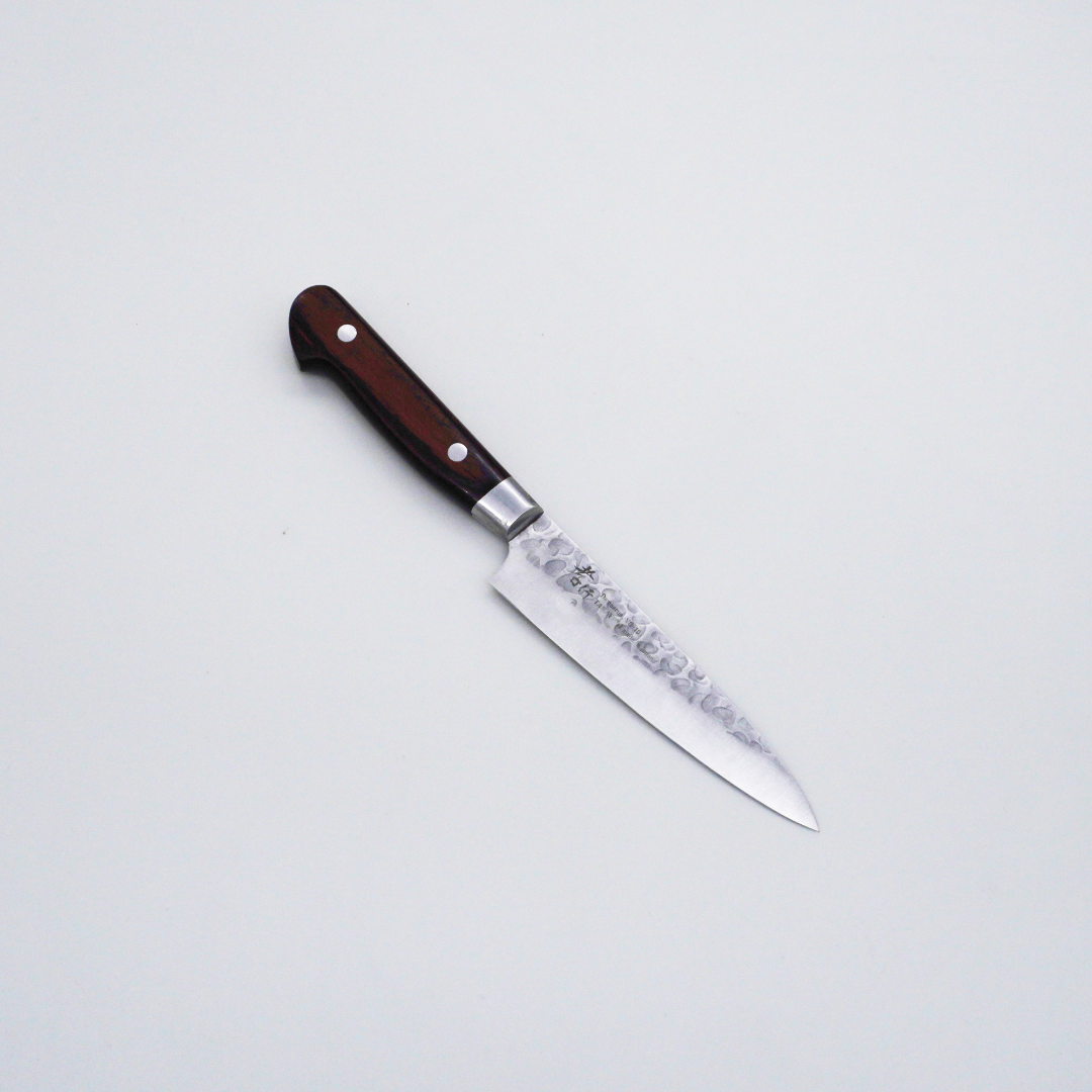 Seisuke TAKUMI Trade-In Sakai Takayuki VG10 Petty-Utility 120mm Mahogany Handle (with Saya)