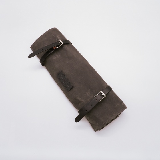 Hardmill Waxed Canvas Knife Roll