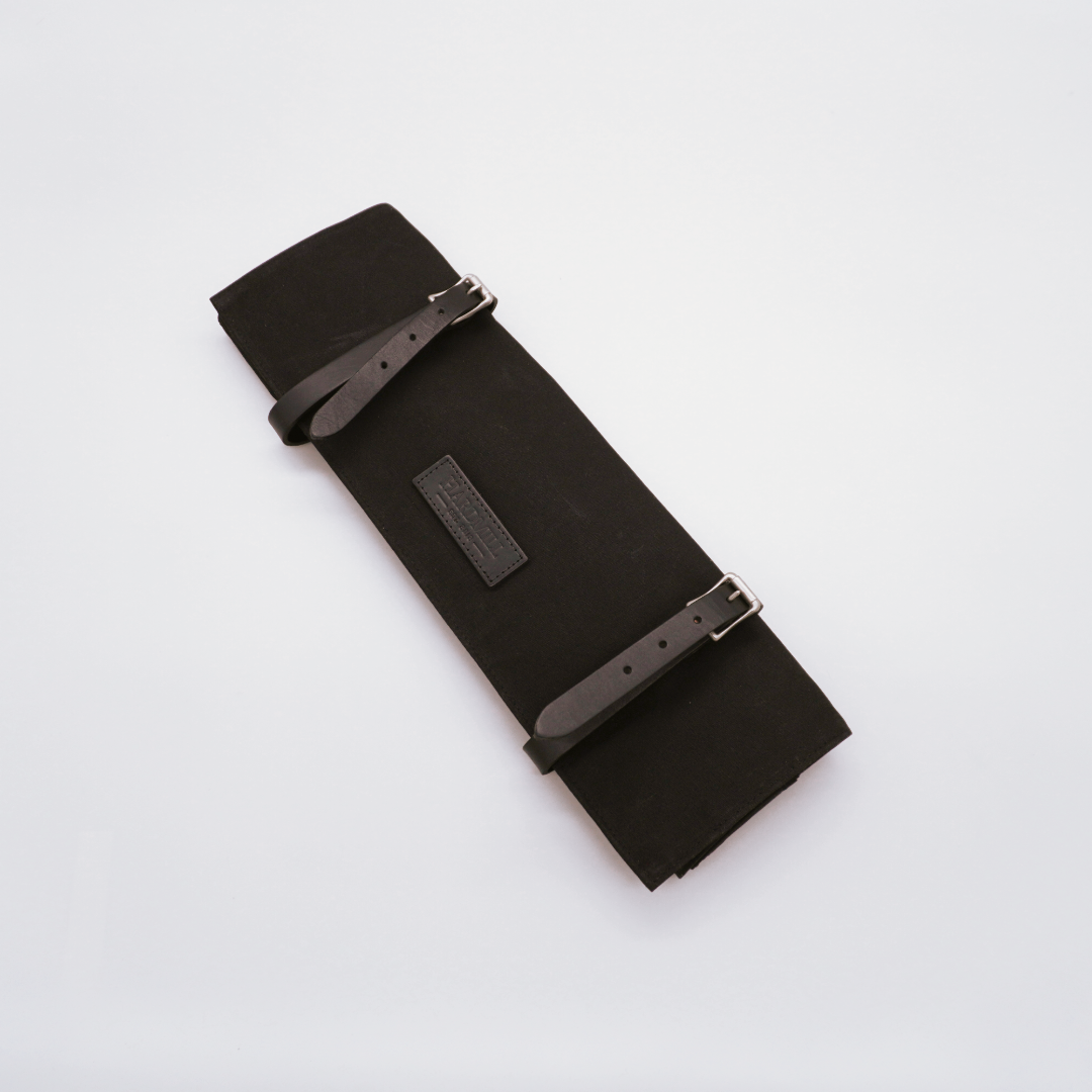 Hardmill Waxed Canvas Knife Roll - Seisuke Knife