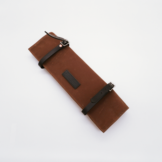 Hardmill Waxed Canvas Knife Roll