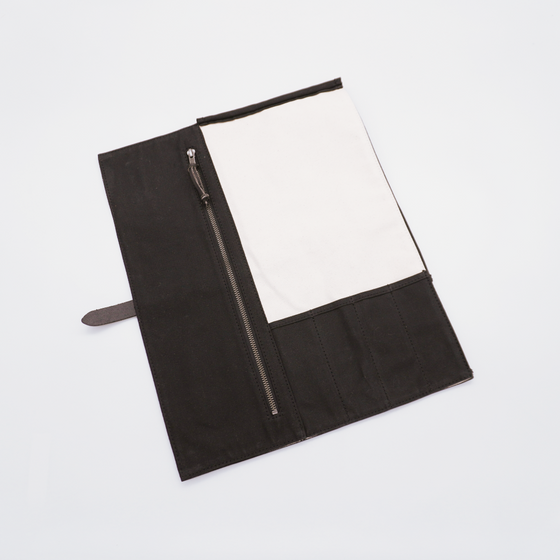 Hardmill Waxed Canvas Compact Knife Roll