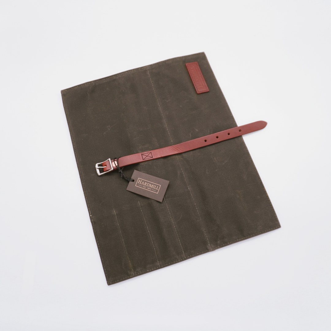Hardmill Waxed Canvas Compact Knife Roll - Seisuke Knife