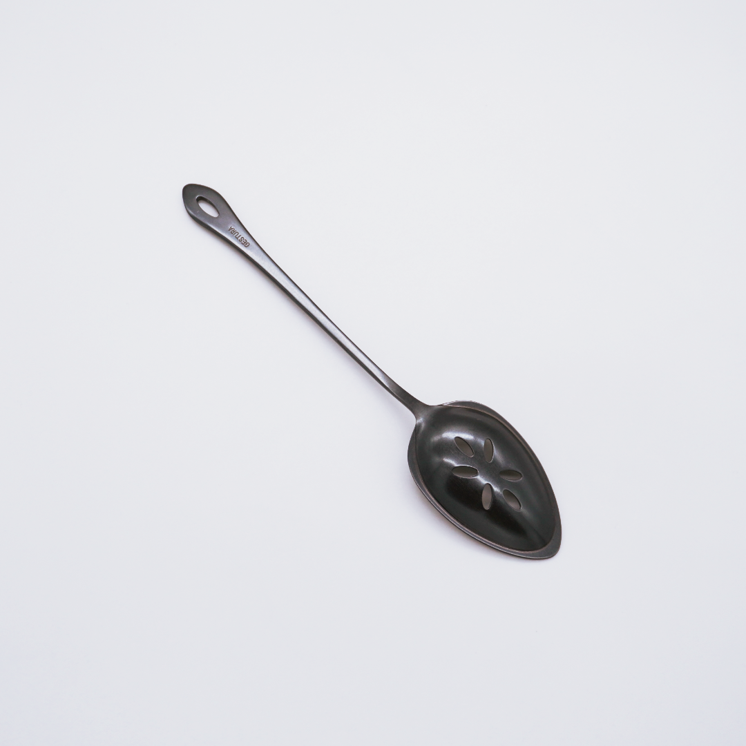 Gestura Gunmetal Strainer Spoon 235mm - Seisuke Knife