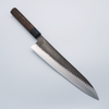 Shizu Gen VG10 Hammered Black Finished Gyuto 240mm Brown Pakkawood Handle - Seisuke Knife - Slide 1